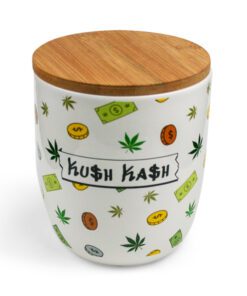 Kush Cannabis Stash jar.