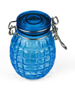 Blue Grenade stash jar