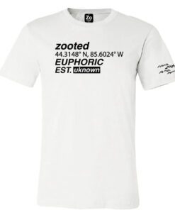 Zooted white t-shirt.