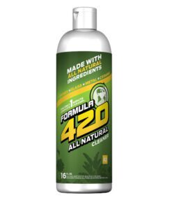 Formula 420 all-natural cleaner in a 16oz bottle.