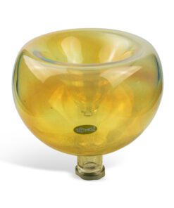 Zong Monter bowl in yellow shown upright.