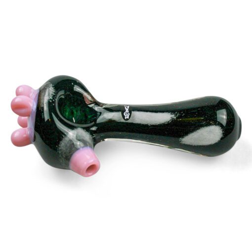 Zong JC Cow glass pipe side view.