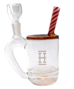 Hemper mug rig shaped like a cup of cocoa.